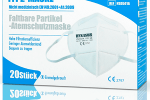 FFP2 Atemschutzmasken - nach europäischer Norm gefertigt mit hohen Tragekomfort. Hergestellt aus hochwertigem Material mit elastischen Gummibändern kann die Maske in der Größe individuell verstellt werden. Lieferung aus Deutschland.