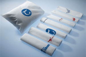 Pillowcover aus Vliesstoff made in Germany
